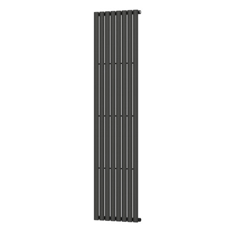 Вертикальний радіатор Ellipse 480х1800-8, anticor, чорний муар