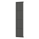 Вертикальний радіатор Ellipse 480х1800-8, anticor, чорний муар