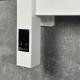 Електрична рушникосушка NAVIN Largo 1100х500 Sensor з Wi-Fi, широка лівобічна, білий оксамит