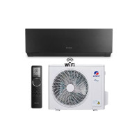 Кондиціонер до 35 м² GREE для дому з Wi-Fi Clivia Black з енергоефективністю A+++ GWH12AUCXB-K6DNA1A