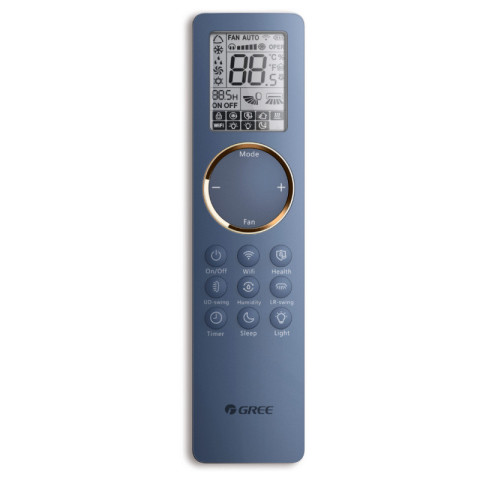 Кондиціонер до 70 м² GREE для дому з Wi-Fi Clivia Blue з енергоефективністю A++/A+++ GWH24AUDXF-K6DNA1A