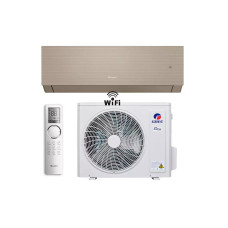 Кондиціонер до 25 м² GREE для дому з Wi-Fi Clivia Inverter Champagne R-32 з енергоефективністю A+++ GWH09AUCXB-K6DNA1A