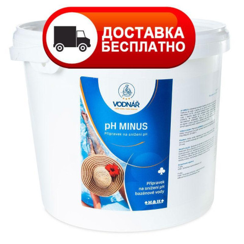 Засіб для регулювання pH-мінус 25 кг (активна речовина 100%) VODNAR