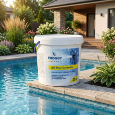 Засіб Froggy pH+ Granules для підвищення pH води в басейні в гранулах, 25 кг
