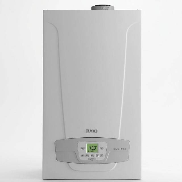 Газовий конденсаційний котел BAXI Luna Duo-tec MP+ 1.90, вигляд спереду