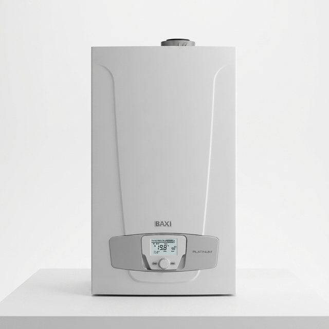 Газовый конденсационный котёл BAXI LUNA PLATINUM+ 1.24 GA, вид спереди